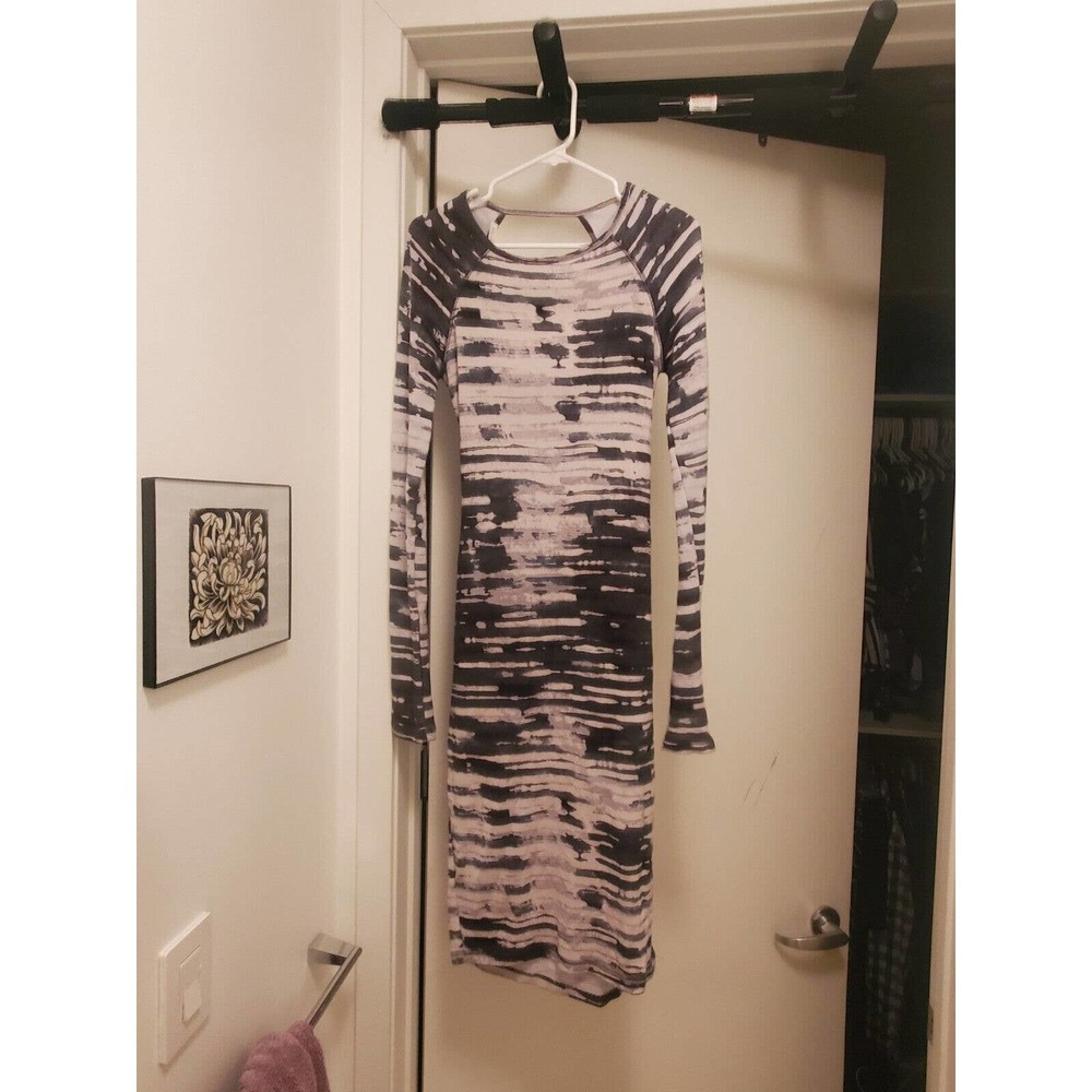 Rachel Roy Dress Large Modal OPEN BACK Stretchy Flattering! Fits Like a Medium